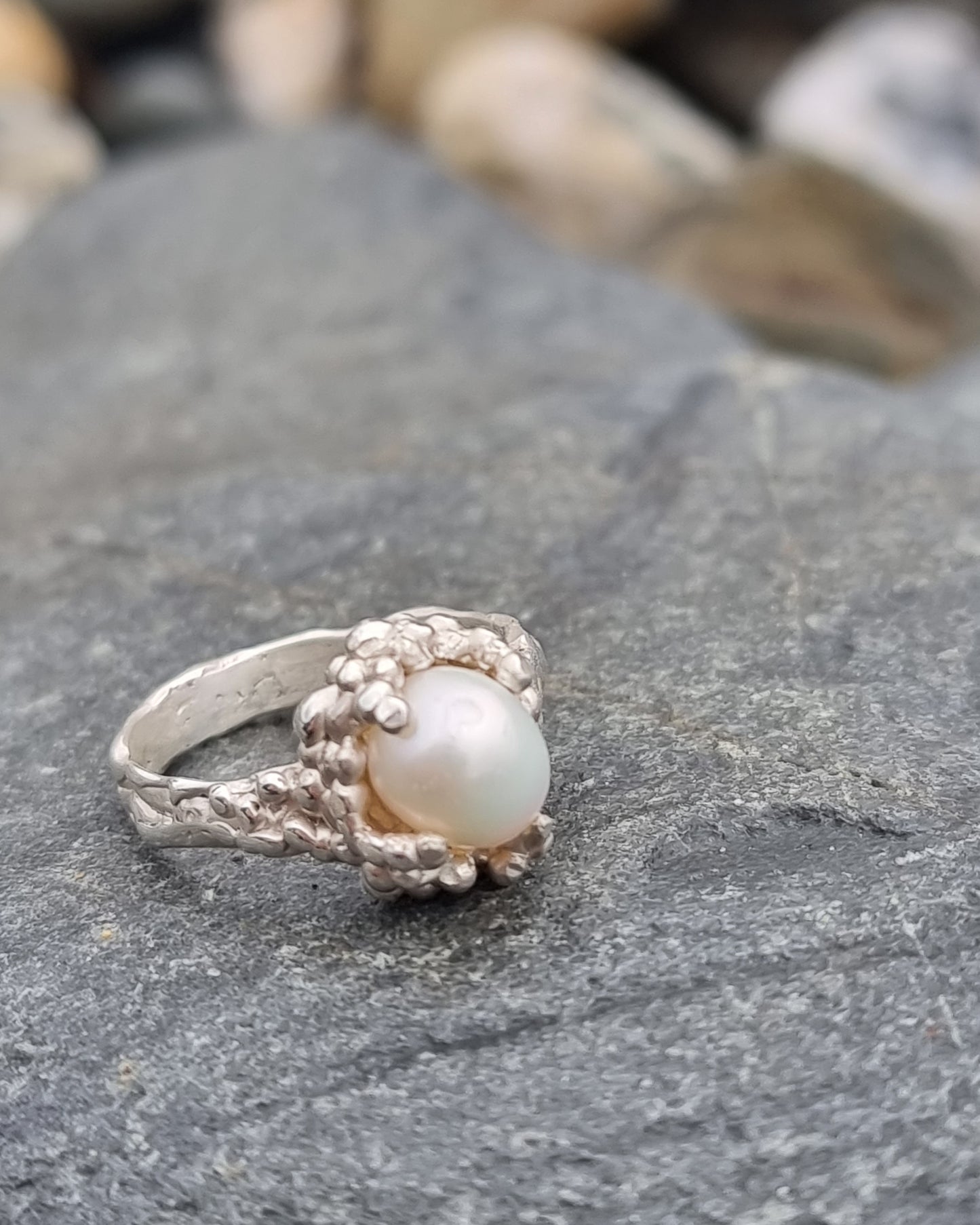 Seaborne Pearl Ring