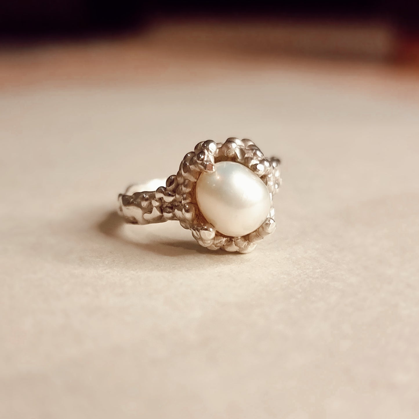 Seaborne Pearl Ring