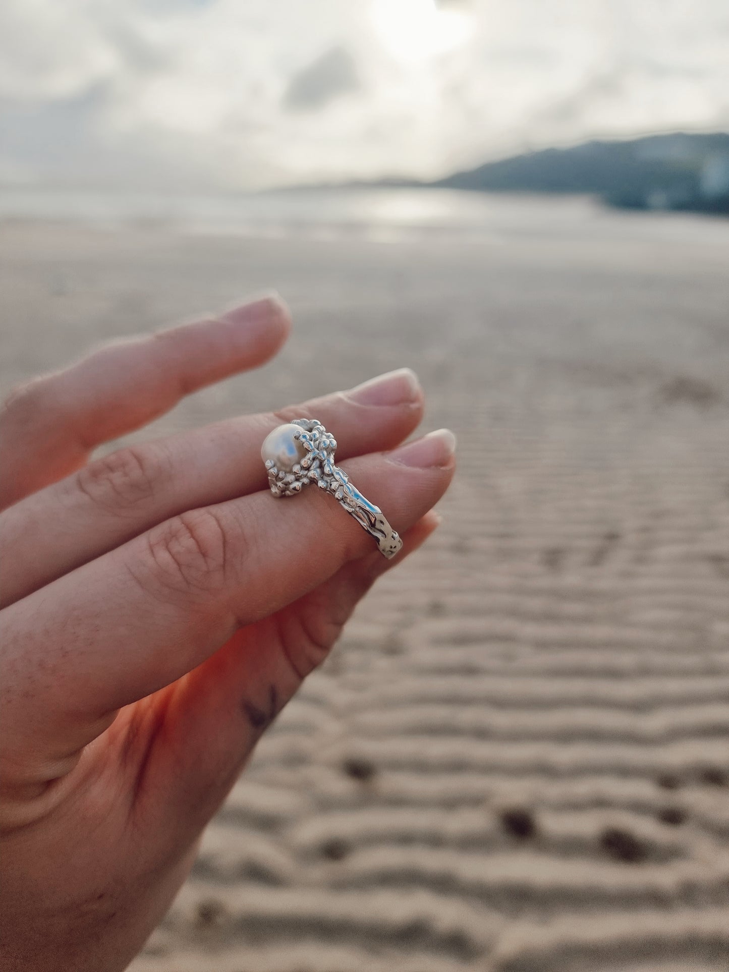 Seaborne Pearl Ring