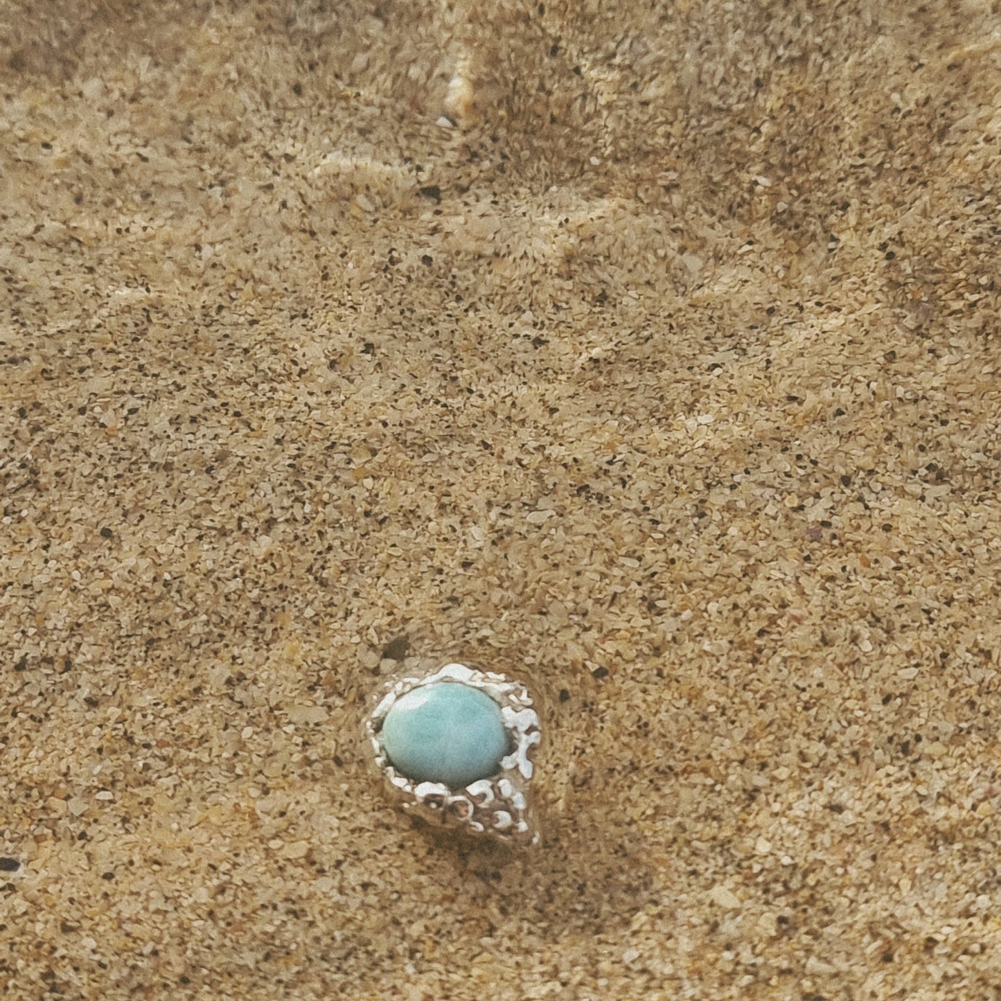 Seaborne Larimar Ring Size Q